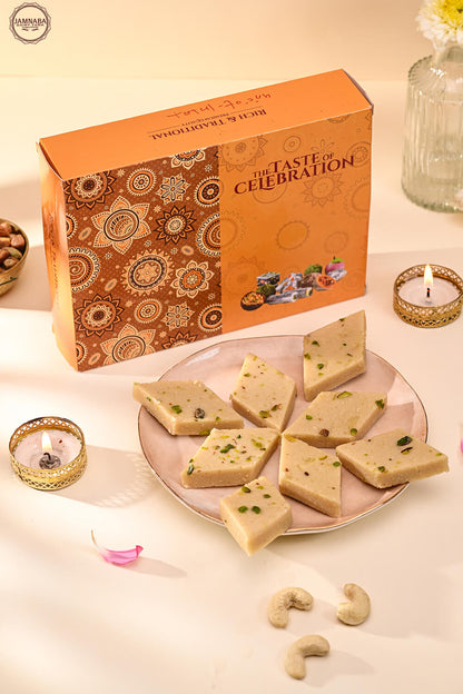 Kaju Katli — No Silver Vark, No Mawa