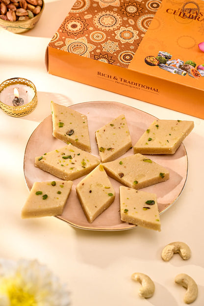 Kaju Katli — No Silver Vark, No Mawa